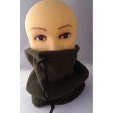 Green Fleece Neck warmer with Toggle